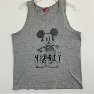 Mickey, Inc. L Disneyland Mickey Mouse Tank Gray